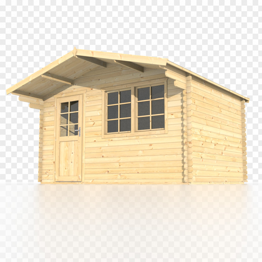 Xu Casa De Verão Shed Roof Log Cabin Facade PNG