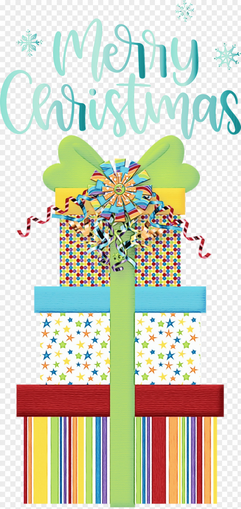 Yellow Line Meter Gift Pattern PNG