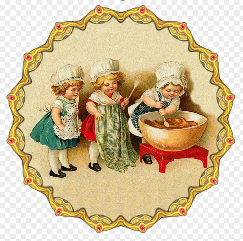 Antique Pudding Christmas Baking For Card PNG