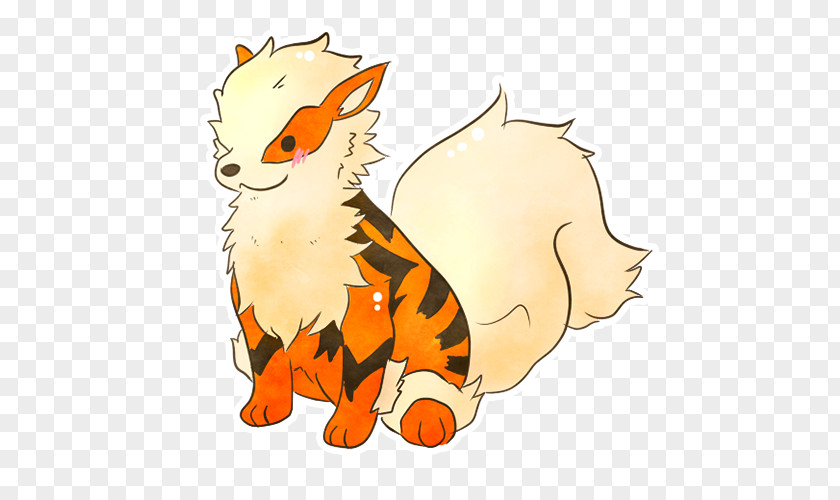 Arcanine Pokémon Growlithe Kawaii Image PNG