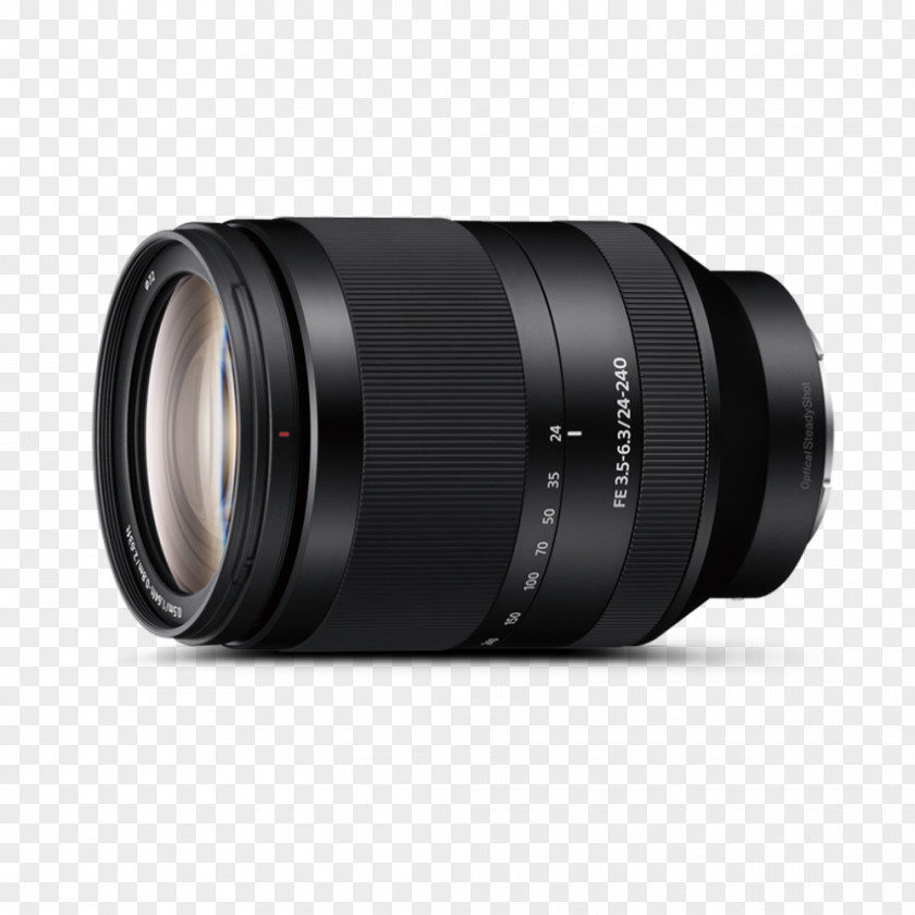 Camera Lens Sony FE 24-240mm F3.5-6.3 OSS E-mount Corporation Zoom PNG