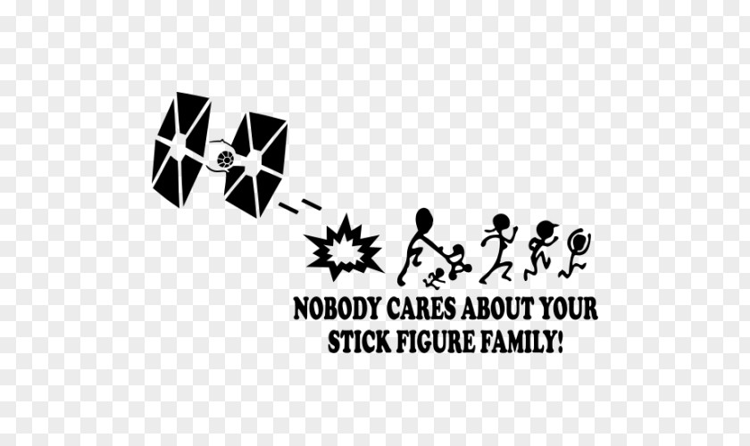 Car Star Wars: TIE Fighter Decal Sticker Stick Figure PNG