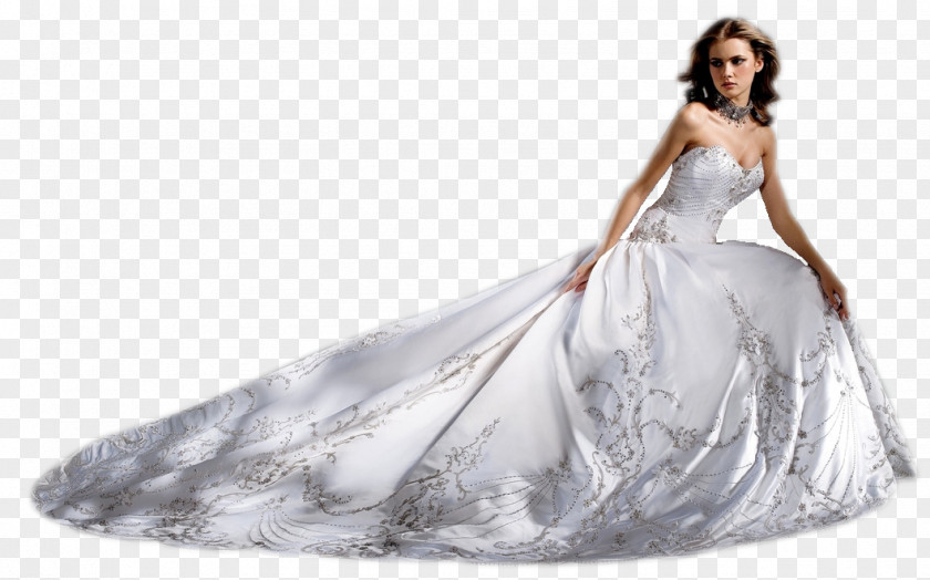 Dress Wedding Bride Gown PNG