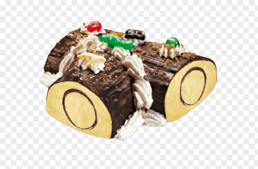 Ice Cream Sponge Cake Swiss Roll Yule Log Chocolate PNG
