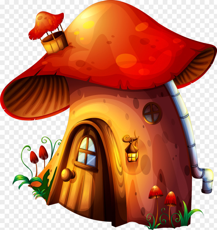 Mushroom House Stock Photography Clip Art PNG