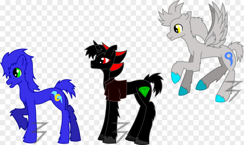 Siver Vector Pony Horse Tails Shadow The Hedgehog PNG