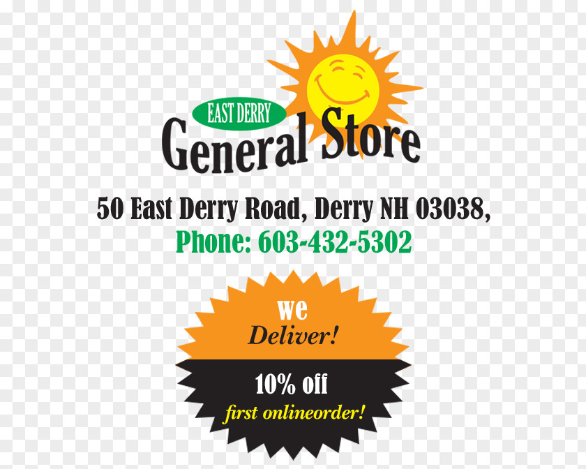 Attractive Delicious Pizza East Derry General Store Take-out Fried Chicken Grocery Dairy PNG
