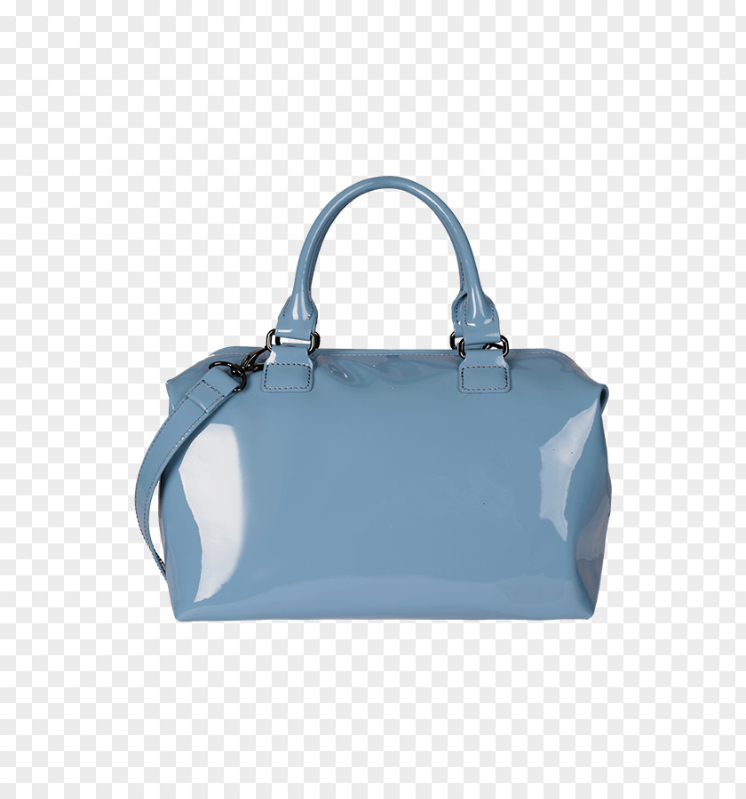 Blue Vinyl Bag Tote Lipault Handbag PNG