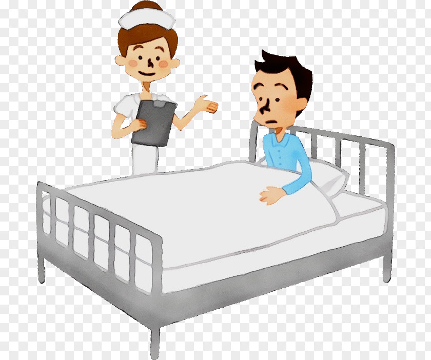 Cartoon Furniture Bed Child Room PNG