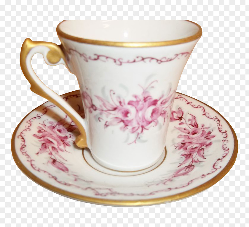 Mug Coffee Cup Saucer Porcelain PNG