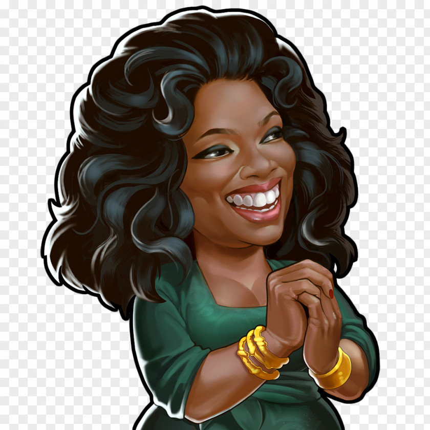 Oprah Winfrey Network Cartoon Caricature PNG