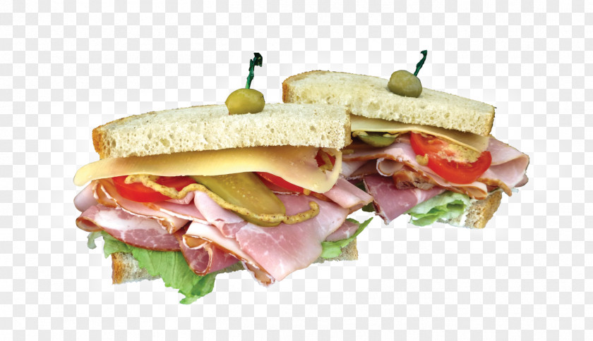 Sandwich Ham Breakfast Club Delicatessen Muffuletta PNG
