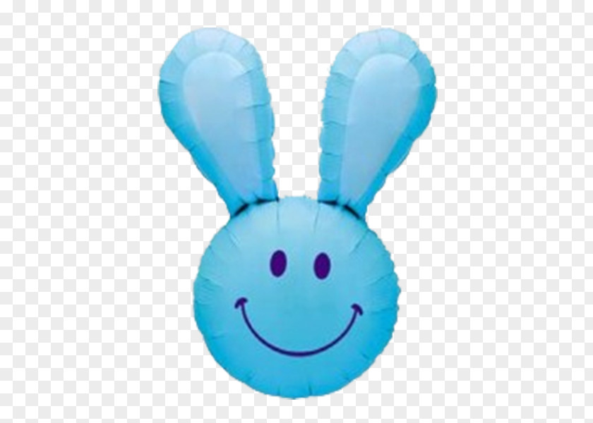 Baby Bunny Toy Balloon Smiley Easter Hop Bunny! PNG