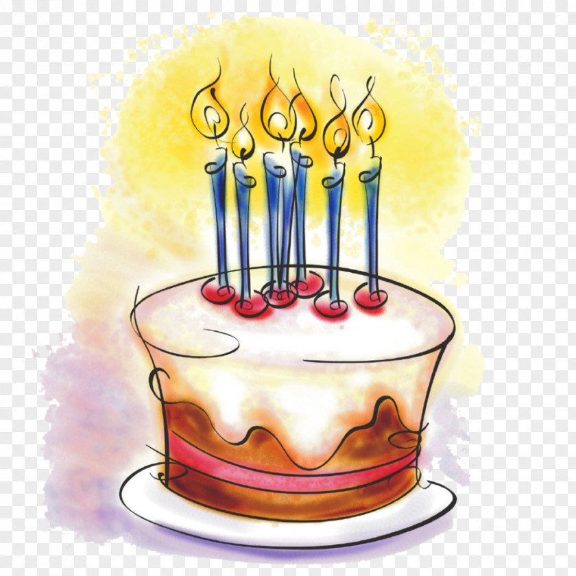 Chocolate Cake Birthday Transparency PNG