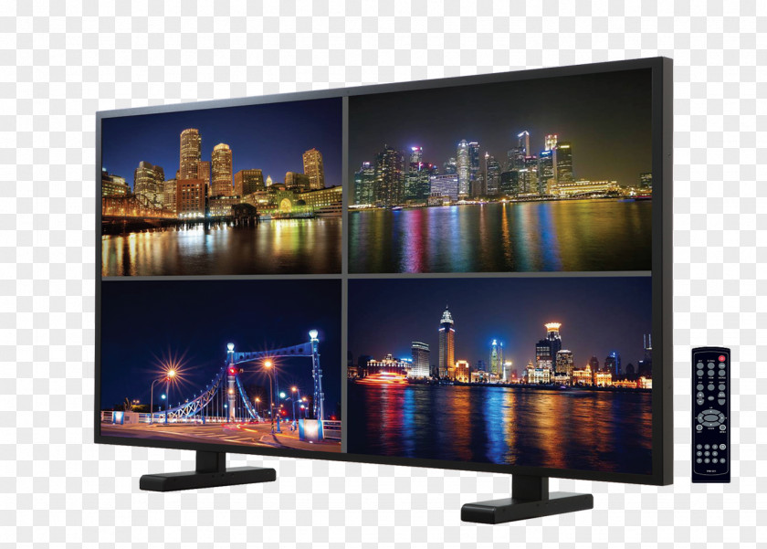 Digital Signage LCD Television Computer Monitors LED-backlit Display Advertising PNG