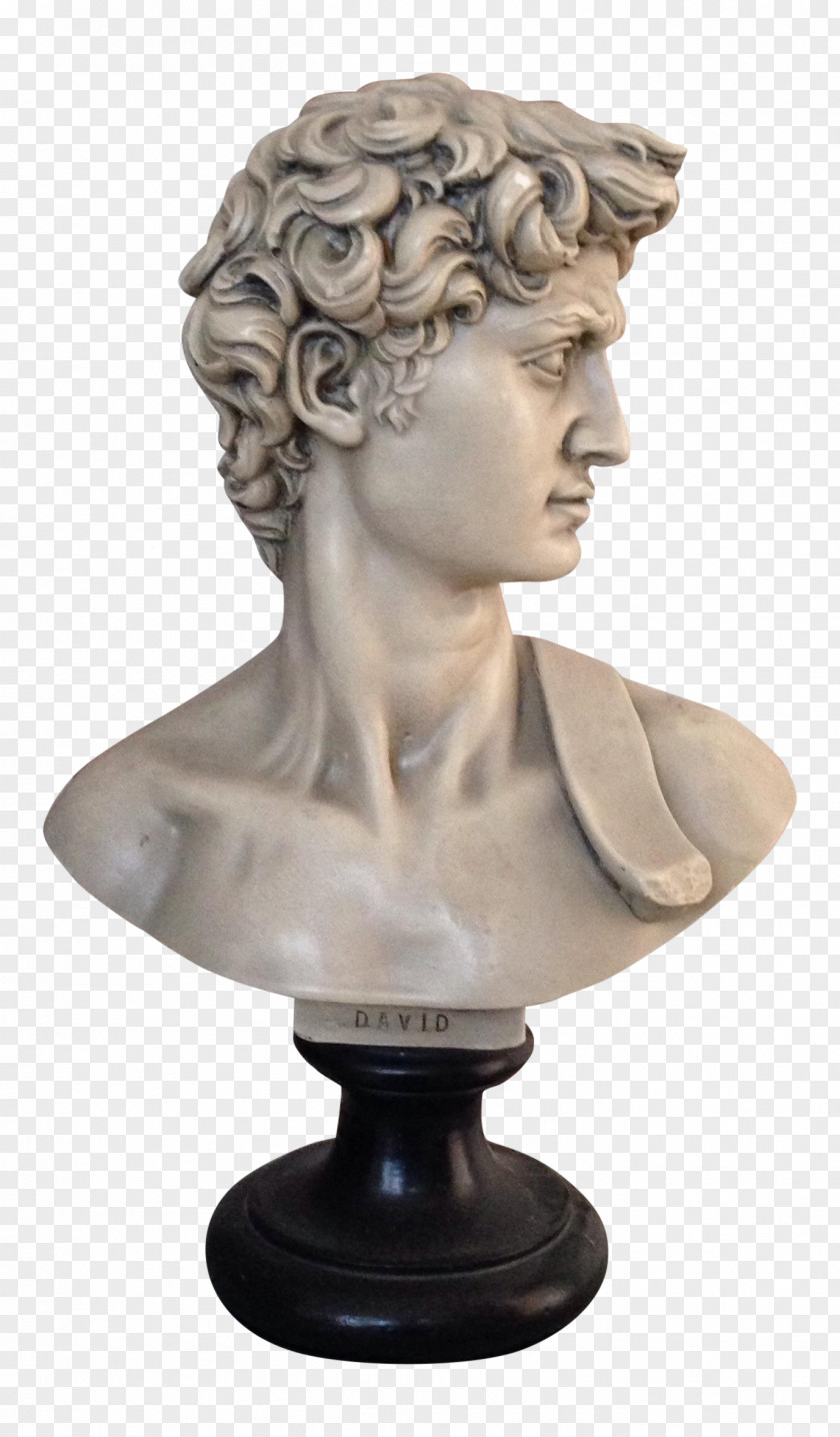 Garden Statue David Bust Sculpture Galleria Dell'Accademia Stone Carving PNG
