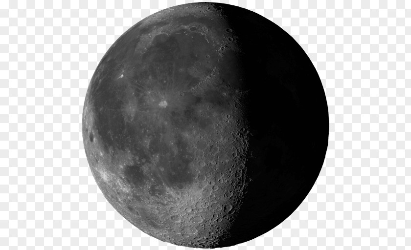 Moon Full Sphere White Space PNG