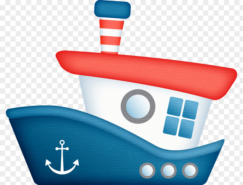 Nautical Theme Tugboat Clip Art PNG