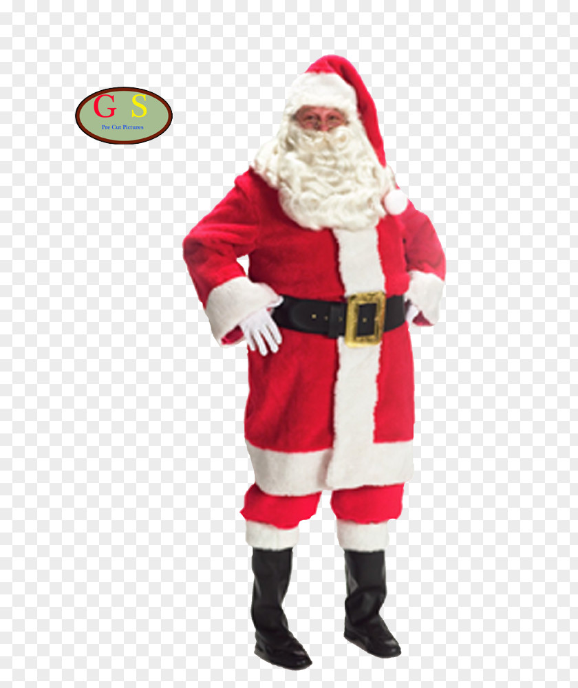 Santa Sleigh Claus Rudolph Father Christmas Suit PNG