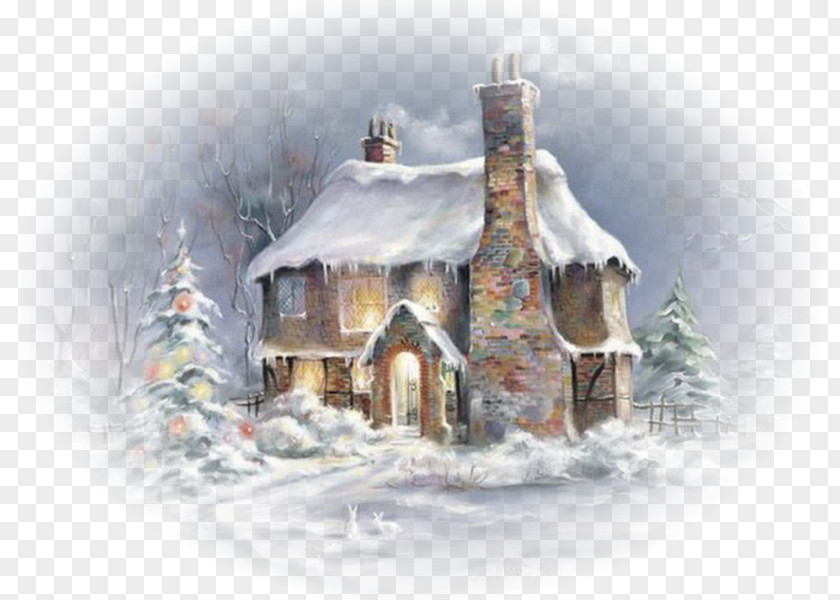 Winter Landscape Christmas Time All Over The World It's Song PNG
