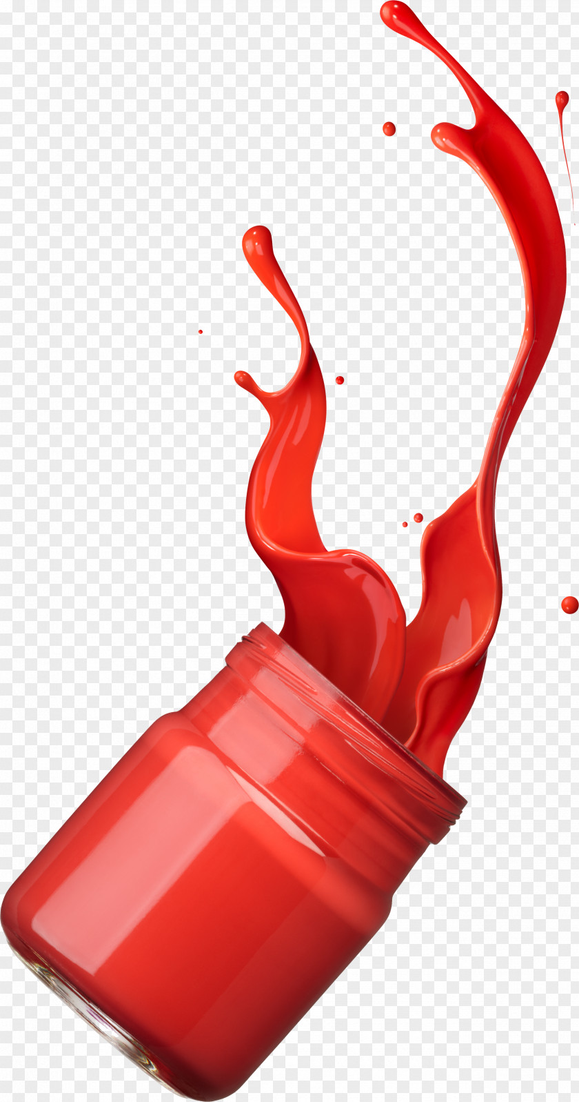 Color Liquid Splash Bottle Paint Ink PNG