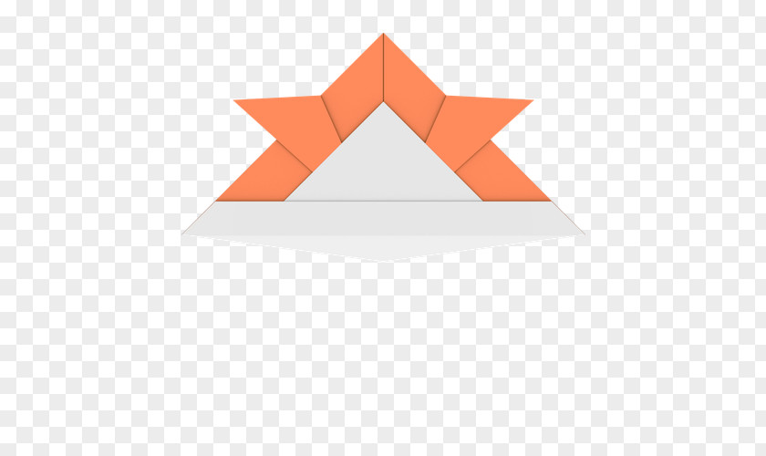 Half Fold Paper Triangle Line Origami PNG