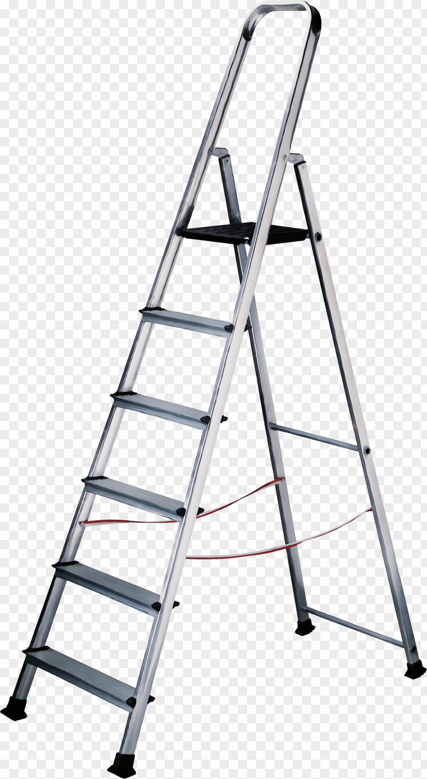 Ladder Tool Aluminium Metal PNG