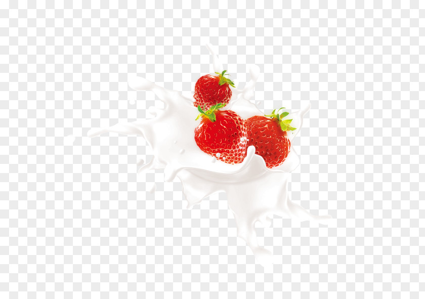 Milk Juice Strawberry Pie Waffle PNG