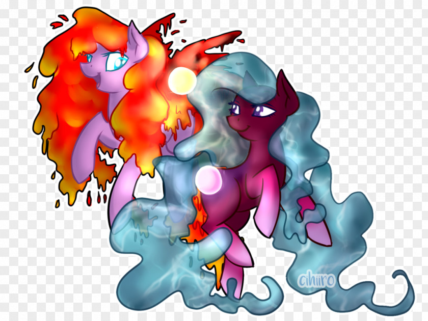 Water And A Flame DeviantArt Pony Graphic Design Drawing PNG