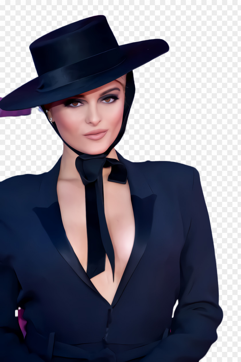 Bowler Hat Black Hair Bebe Rexha PNG