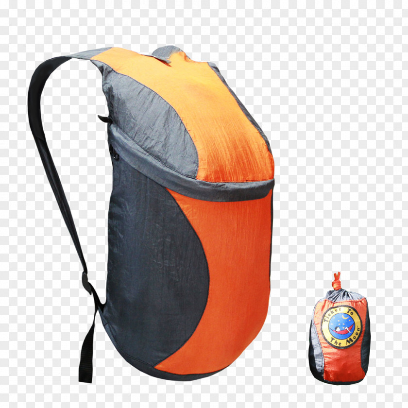 Orange Moon Backpack Towel Hammock Pillow Bag PNG
