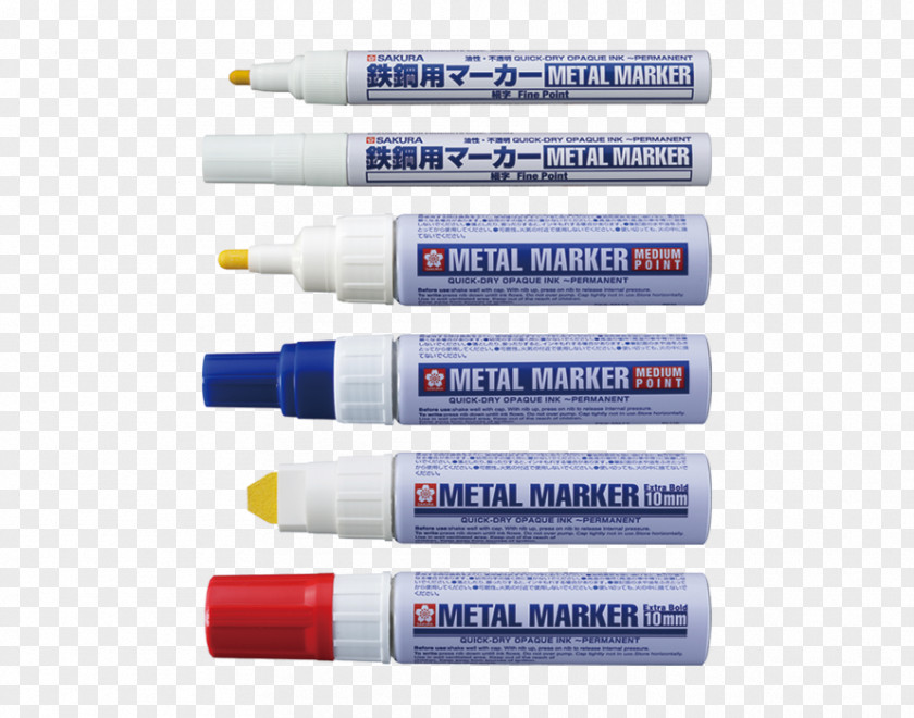Pen Marker Sakura Color Products Corporation Permanent Metal PNG