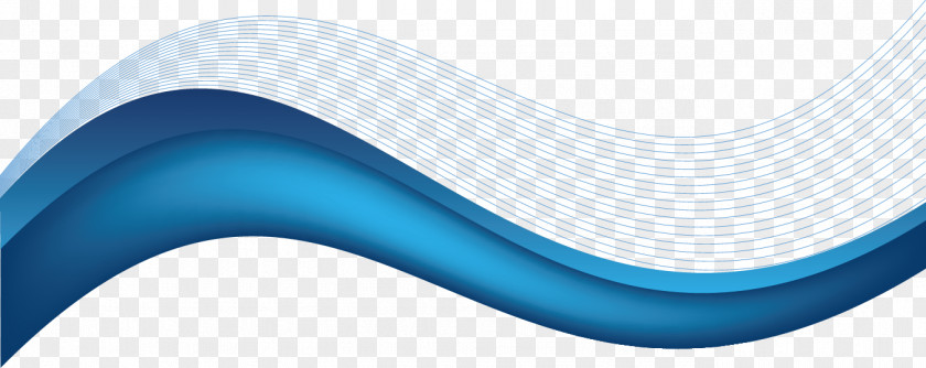 Vector Cartoon Blue Background With Wavy Lines Brand PNG