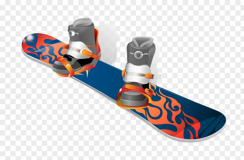 Vector Snowboard Equipment Snowboarding Skiing Euclidean PNG