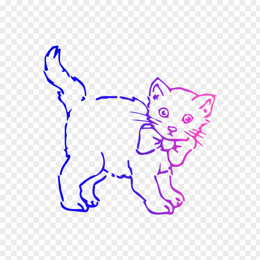 Whiskers Kitten Domestic Short-haired Cat Clip Art PNG