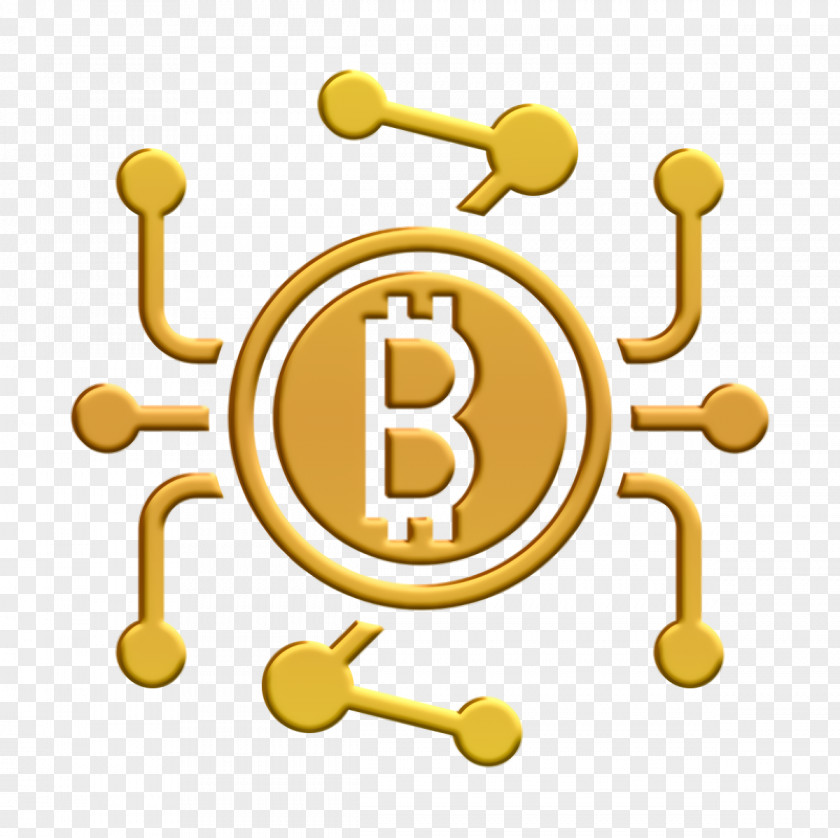 Bitcoin Icon Blockchain Crowdfunding PNG