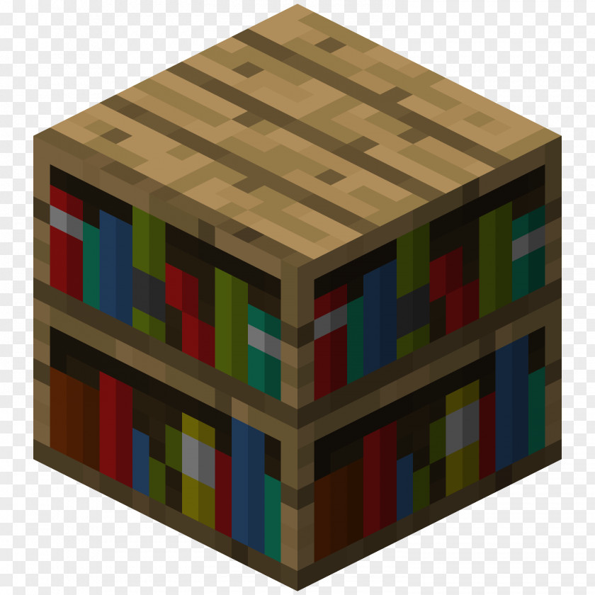 Block Minecraft: Pocket Edition Bookcase Mod PNG
