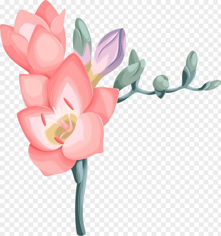 Flower Floral Design Cartoon PNG