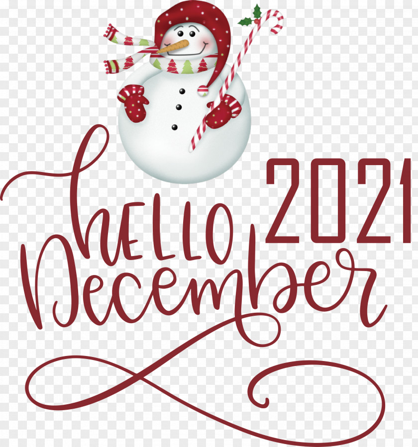 Hello December December Winter PNG