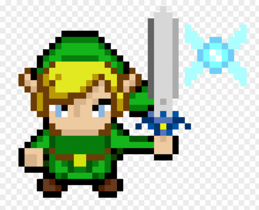 Pixel Art Link PNG