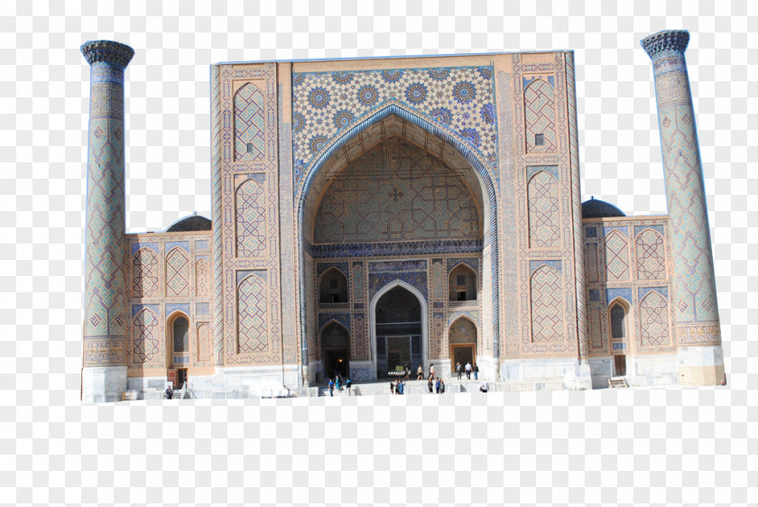 Tomb Facade Mosque Background PNG