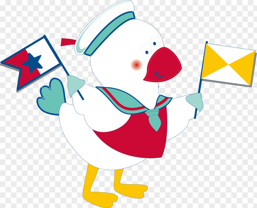 Vector Color Donald Duck PNG