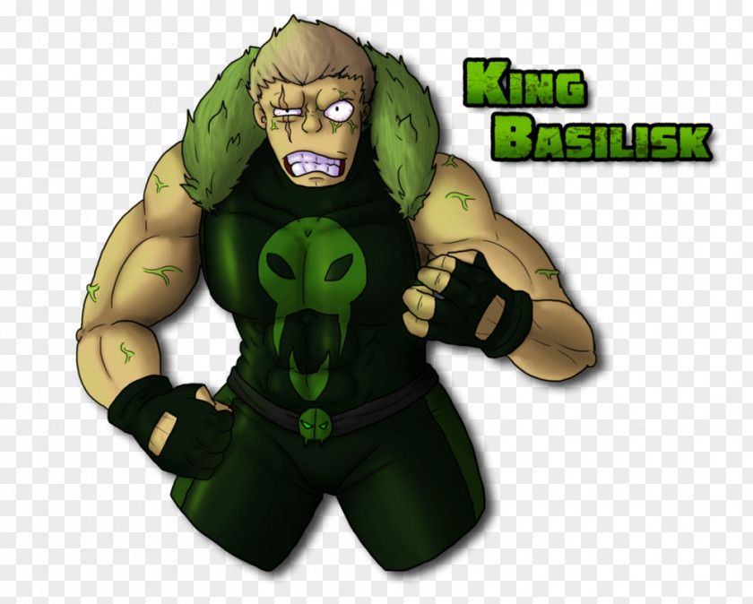 Basilisk Superhero Animated Cartoon PNG