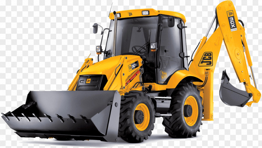 Excavator JCB Backhoe Loader Heavy Machinery PNG