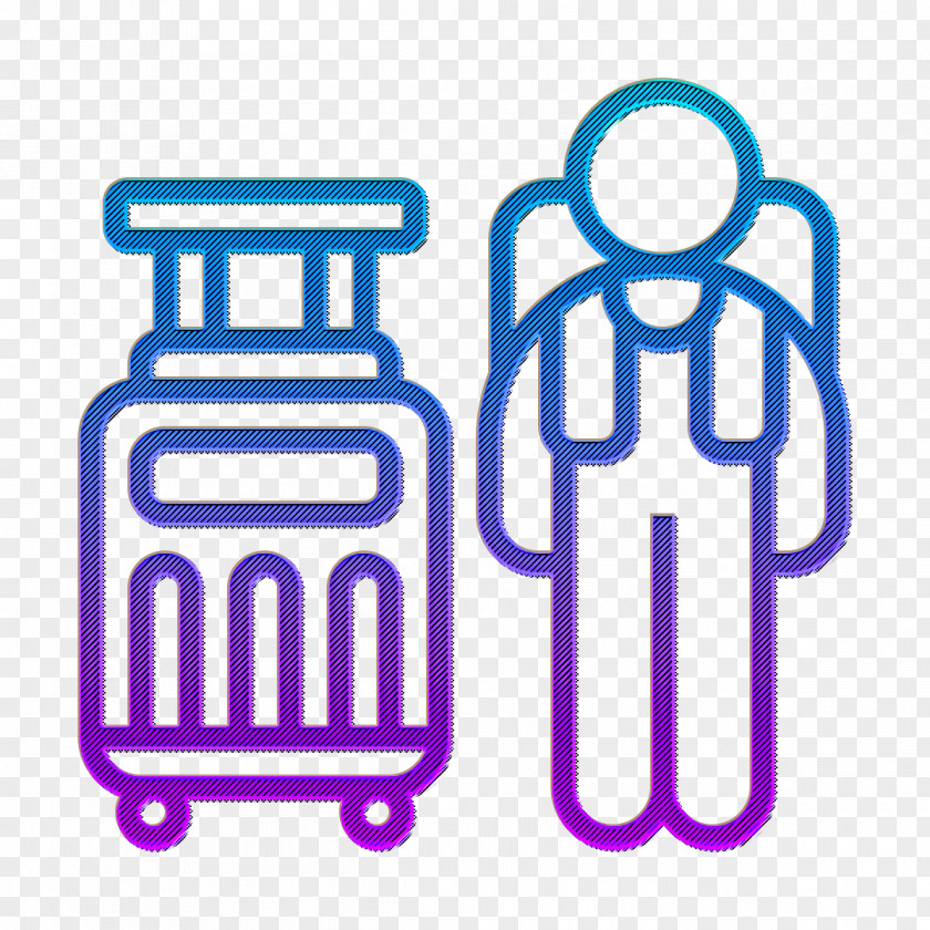 Luggage Icon Tourism Hotel Services PNG