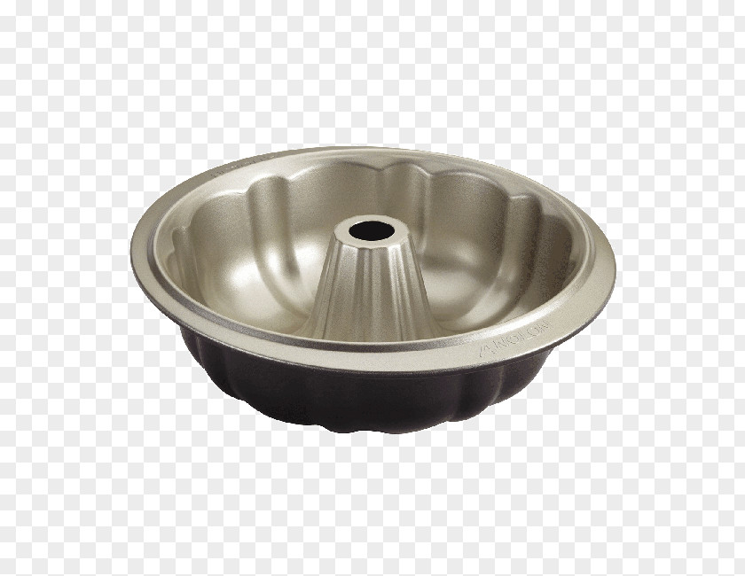 Mold Cookware Non-stick Surface Bundt Cake Pewter PNG