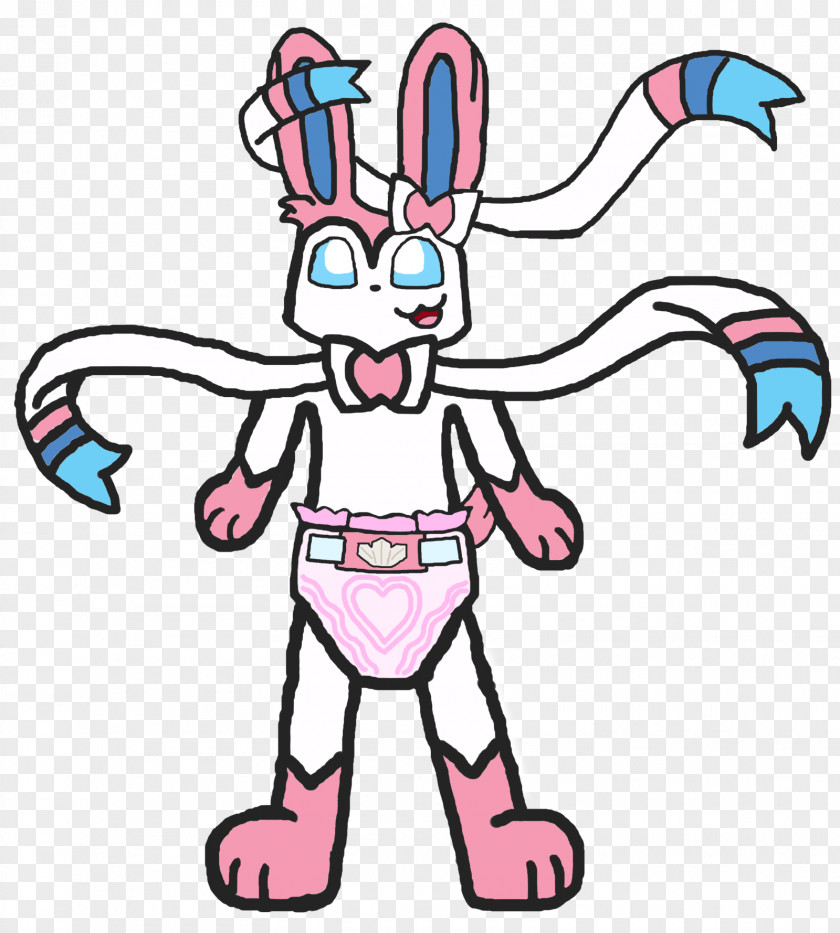 Pokemon Pokémon X And Y Sylveon Art Diaper Clip PNG