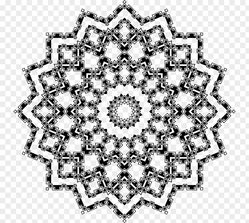 Islamic Mosque Architecture Geometric Patterns Mandala Coloring Book Vector Graphics Drawing Ornament PNG