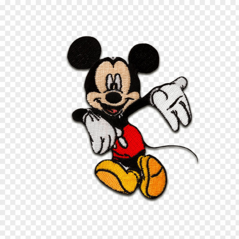 Mickey Mouse Minnie Embroidery Embroidered Patch PNG