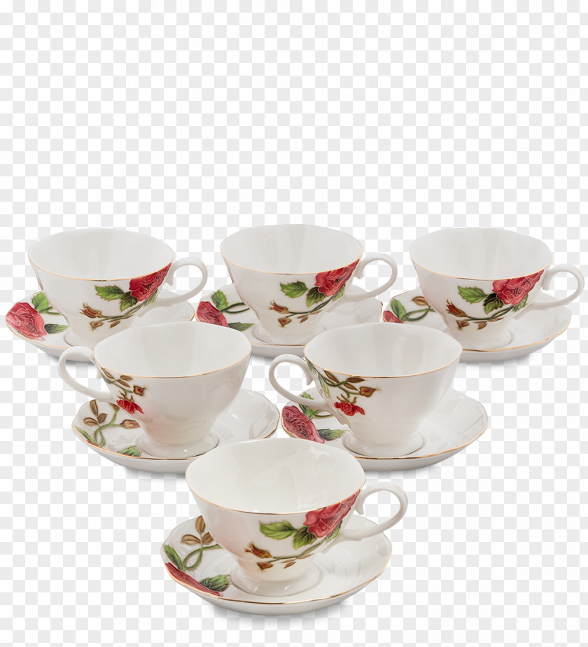 Tea Coffee Cup Porcelain Service De Table Saucer PNG